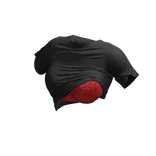 ʚ♡ɞ Raised Black and Red Tee Shirt