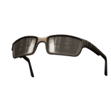 raised brown glasses y2k style