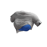 ʚ♡ɞ Raised White and Blue Tee Shirt