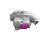 ʚ♡ɞ Raised White and Pink Tee Shirt