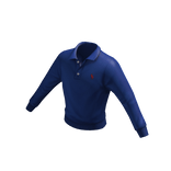 Ralph Lauren Blue Polo-Collar Fleece Pullover