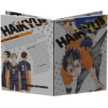 Reading HAIKYU manga