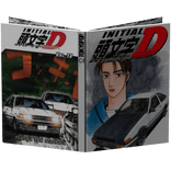 Reading Initial D manga vol 13