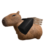 Realistic Capybara Mount w/ Black Pants