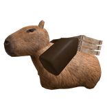 Realistic Capybara Mount w/ Brown Pants