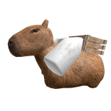 Realistic Capybara Mount w/ White Pants
