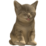 Realistic Silly Cat - Shoulder Pet