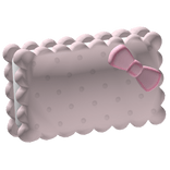 rectangular cookie pillow