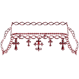 Red 1.0 Y2K Waist Chain Belt