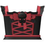 black red bear lace corset dress