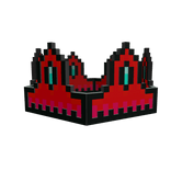 Red 8-bit royal crown
