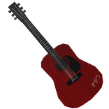 Red Acoustic Guitar (RRS)