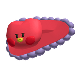 Red Alien Hair Clips