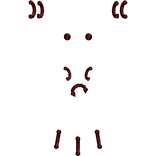 Red All Round Face Emo Y2K Piercings