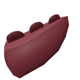 Red Ancient Dinosaur Tail