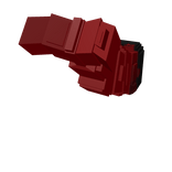 Red and Black Blocky Old School Tail