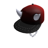 🔴Red and black demonic cap🧢