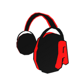 RED AND BLACK HEADPHONES