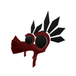 Red and Black Helmet