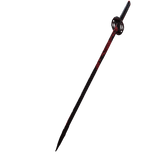 Red and Black Samurai Sword