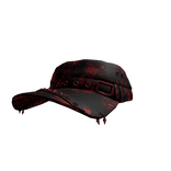 Red & Black Spikey Emo Hat