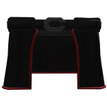 Red and Black Waist Cape