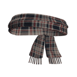 Red & Blue Plaid Emo Vintage Tied Scarf