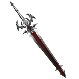 red and silver sword