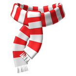 Red & White Scarf