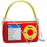 Red & Yellow MP3 Shoulder Bag