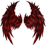 Red Angel Wings