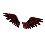 Red Animated Glitched Wings