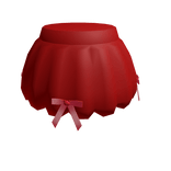 Red Apple Cute Pleated Skirt