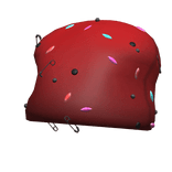 Red Baggy Oversized Pinned Decora Y2K Beanie