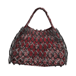 Red Bandana Chain Wrapped Grunge Handbag