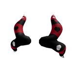 Red Black Heart Horns