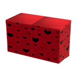 Red / Black Heart Leg Warmers