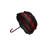 red black jirai kei kawaii goth umbrella parasol