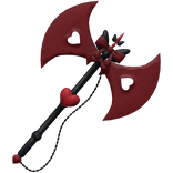 red black jirai kei kawaii pastel goth back axe