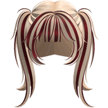 red blonde jirai kei pastel goth messy pigtails