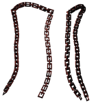 Red Body Harness Chains