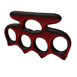 red brass knuckles [left] 