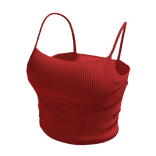 red camisole tank top