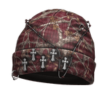 Red Camo Chrome Designer Beanie