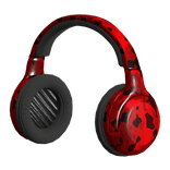 red camo headphones
