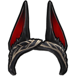 Red Cartoony Anubis Ears