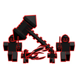 Red Cartoony Hammer Combo