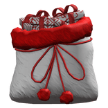 Red Christmas Santa Claus Gift Bag Backpack