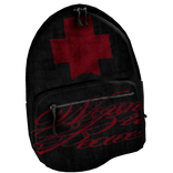 Red Cross Denim Backpack