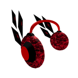 Red Crystal Shard Headphones